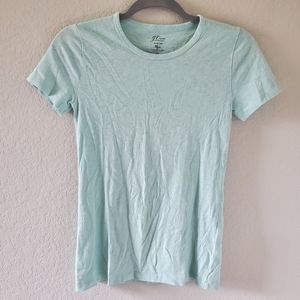 J Crew basic shortsleeve slub tee NWT